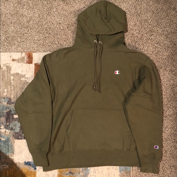 Champion Other - Champion Hoodie Olive Green XL